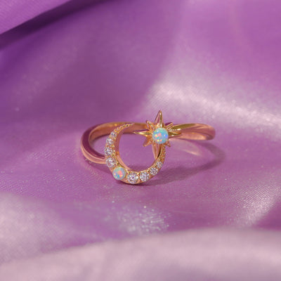 Opal Celestial Ring