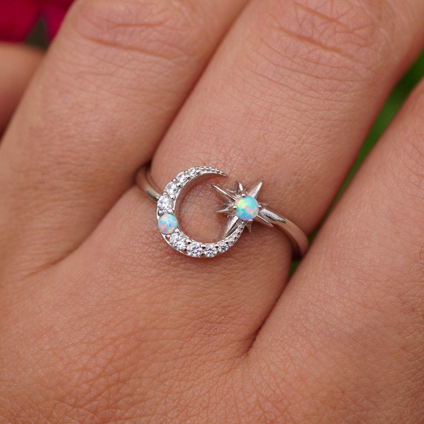 Opal Celestial Ring