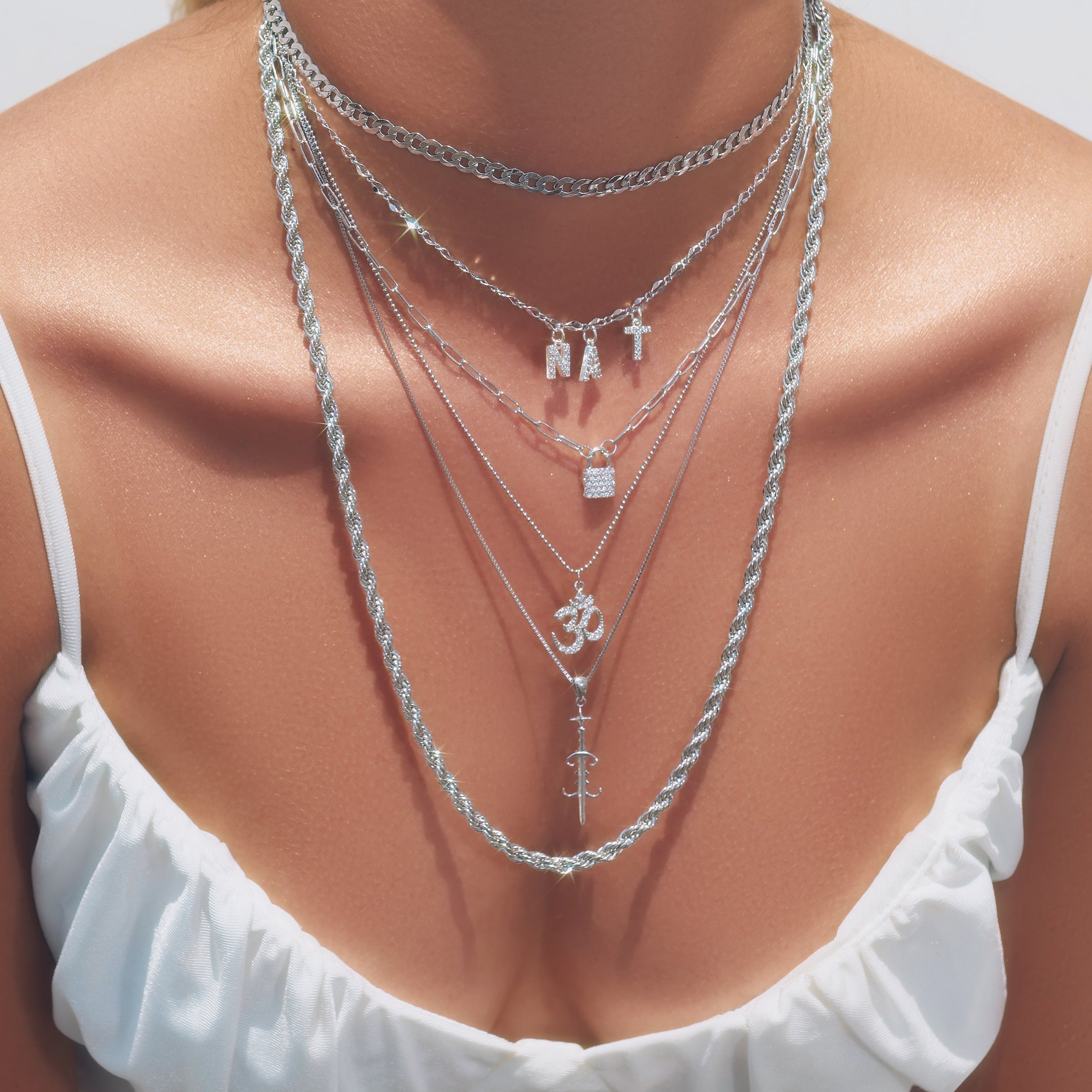 Name choker deals necklace diamond